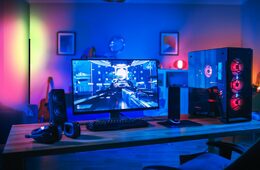 GRUNDIG LED stojací lampa rohová s ovládáním RGB a bílá ED-223503