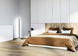 GRUNDIG LED stojací lampa rohová s ovládáním RGB a bílá ED-223503