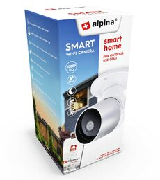 ALPINA Chytrá IP kamera WiFi venkovní HD 1080p ED-226467