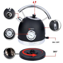 ALPINA Rychlovarná konvice s termostatem 1,8 l 2200 W ED-226994