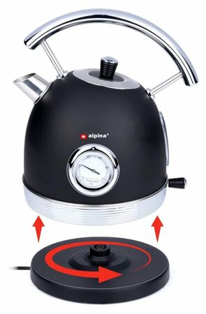 ALPINA Rychlovarná konvice s termostatem 1,8 l 2200 W ED-226994