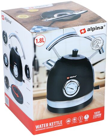 ALPINA Rychlovarná konvice s termostatem 1,8 l 2200 W ED-226994