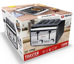 ALPINA Topinkovač na 4 topinky 1500 W ED-226997