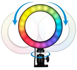 GRUNDIG Kruhové světlo RING LIGHT 48 LED RGB ED-249617