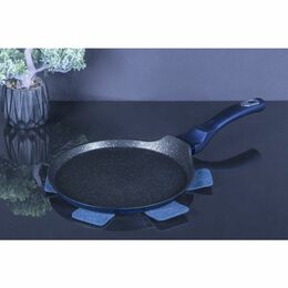 BERLINGERHAUS Pánev na palačinky s mramorovým povrchem 25 cm Aquamarine Metallic Line BH-1876