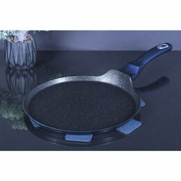 BERLINGERHAUS Pánev na palačinky s mramorovým povrchem 28 cm Aquamarine Metallic Line BH-7136