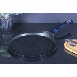 BERLINGERHAUS Pánev na palačinky s mramorovým povrchem 28 cm Aquamarine Metallic Line BH-7136