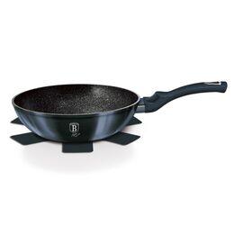 BERLINGERHAUS Wok s mramorovým povrchem 28 cm Metallic Line Aquamarine Edition BH-1875