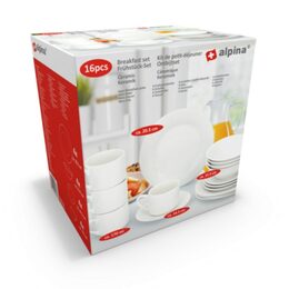 ALPINA Snídaňová sada pro 4 osoby keramická ED-216033
