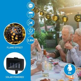 GRUNDIG Solární světelný řetěz  lucerny 8 lamp ED-247660