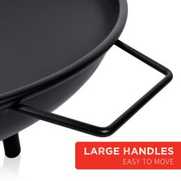 BBQ COLLECTION Přenosné ohniště zahradní ocelové 60 cm ED-219366