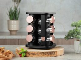 BERLINGERHAUS Kořenky v otočném stojanu 13 ks Black rose BH-8559