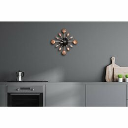 BERLINGERHAUS Kuchyňské nástěnné hodiny Black Rose Collection I BH-9480
