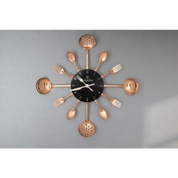 BERLINGERHAUS Kuchyňské nástěnné hodiny Black Rose Collection I BH-9480