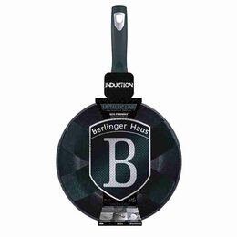 BERLINGERHAUS Pánev WOK s mramorovým povrchem 30 cm Aquamarine Metallic Line BH-6114