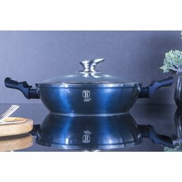 BERLINGERHAUS Pekáč s mramorovým povrchem a poklicí 24 Aquamarine Metallic Line BH-6165