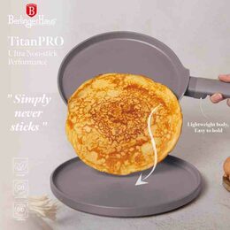 BERLINGERHAUS Pánev na palačinky s titanovým povrchem 28 cm Taupe Collection BH-8086