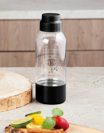 BERLINGERHAUS Výrobník sody SODABAR + 2 lahve Matte Black Collection BH-8598