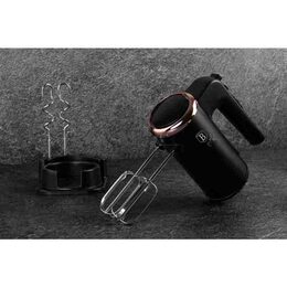 BERLINGERHAUS Ruční šlehač s příslušenstvím 300 W Black Rose Collection BH-9475