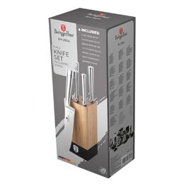 BERLINGERHAUS Sada nožů nerez v dřevěném bloku 7 ks BH-2804