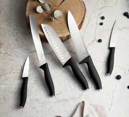 BERLINGERHAUS Sada nožů nerez 6 ks Matte Black Collection BH-2950