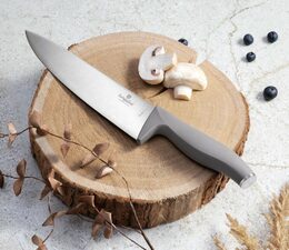 BERLINGERHAUS Sada nožů s prkénkem 6 ks Taupe Collection BH-2967