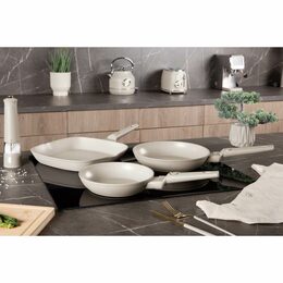 BERLINGERHAUS Sada pánví s titanovým povrchem 3 ks Sahara Collection steak BH-8079