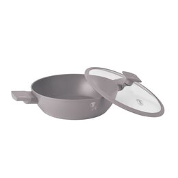 BERLINGERHAUS Pánev s titanovým povrchem a poklicí  28 cm Taupe Collection BH-8098