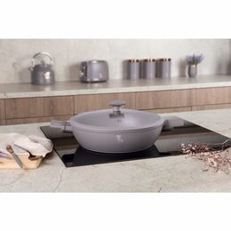 BERLINGERHAUS Pánev s titanovým povrchem a poklicí  32 cm Taupe Collection BH-8099