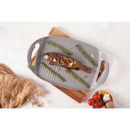 BERLINGERHAUS Grilovací deska s titanovým povrchem 47 cm Taupe Collection BH-8107