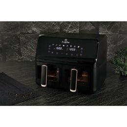 BERLINGERHAUS Horkovzdušná fritéza dvojitá 4,1 + 4,1 l Black Rose Collection BH-9469