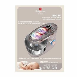 BERLINGERHAUS Kuchyňský robot 1300 W Taupe Collection BH-9508