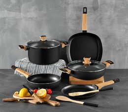 BERGNER Pánev s nepřilnavým povrchem 20 cm Earth Black BG-34622-BK