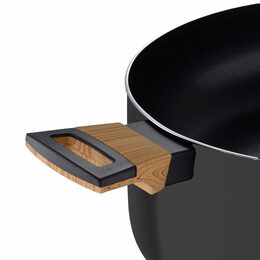 BERGNER Kastrol s nepřilnavým povrchem a poklicí 20 cm Earth Black BG-32035-BK
