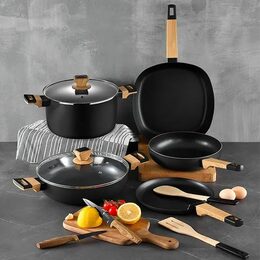 BERGNER Pánev s nepřilnavým povrchem 20 cm Earth Black BG-34622-BK