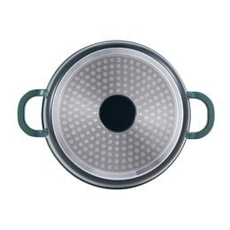 BERGNER Kastrol s keramickým povrchem a poklicí 20 cm Excalibur BG-36100-GR