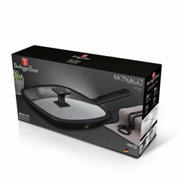 BERLINGERHAUS Pánev grilovací s titanovým povrchem a poklicí 28 cm Monaco Collection BH-7093