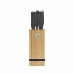 BERLINGERHAUS Sada nožů se stojanem BAMBOO 6 ks  Antracit Collection BH-2968
