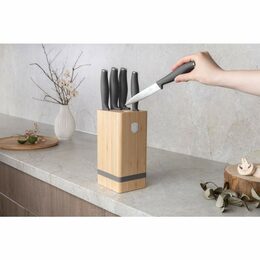 BERLINGERHAUS Sada nožů se stojanem BAMBOO 6 ks  Antracit Collection BH-2968