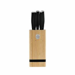 BERLINGERHAUS Sada nožů se stojanem BAMBOO 6 ks Matte Black Collection BH-2971