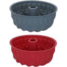 ALPINA Silikonová forma na bábovku 24 cm červená ED-223722cerv