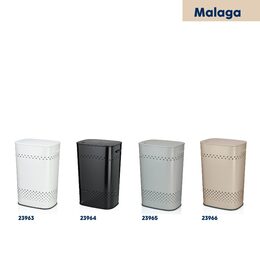 KELA Koš na prádlo sedací  Malaga kov béžový 39,5x29,5x57,5cm KL-23968