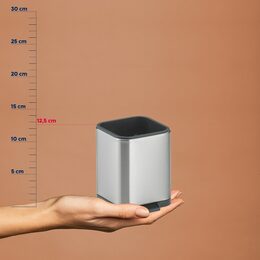 KELA Odkapávač na příbory Plata nerez matná stříbrná 10,0x11,5x12,5cm KL-12127