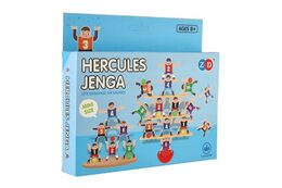 Hra balanční herkules mini dřevo 26ks 3 barvy v krabičce 21x19x3,5cm