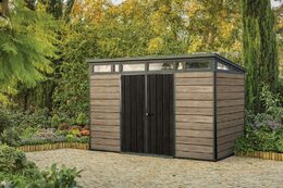 Zahradní domek Keter PENT Signature 11x7 Ashwood, s podlahou