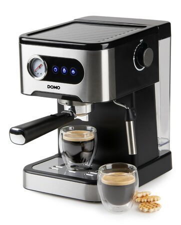 Espresso kávovar pákový - černý - DOMO DO1138K