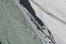 Houpací síť Cattara NYLON 275x137cm zeleno-hnědá