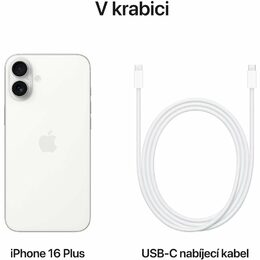 Mobilní telefon Apple iPhone 16 Plus 512GB bílý