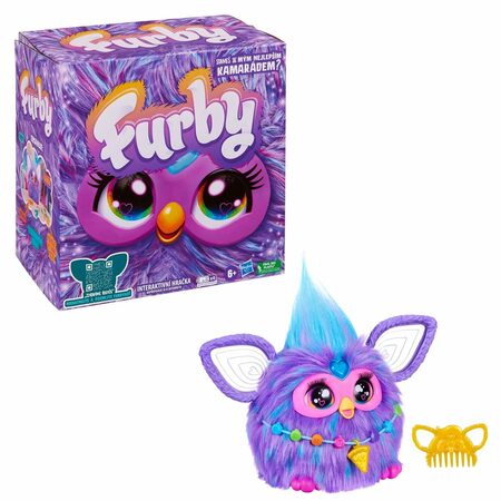 Hračka Hasbro - Furby fialový CZ verze