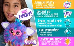Hračka Hasbro - Furby fialový CZ verze